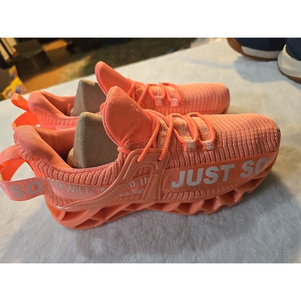 Just So So Women's Shoe Size‎ EU 39 Orange Running Walking Athletic Shoe